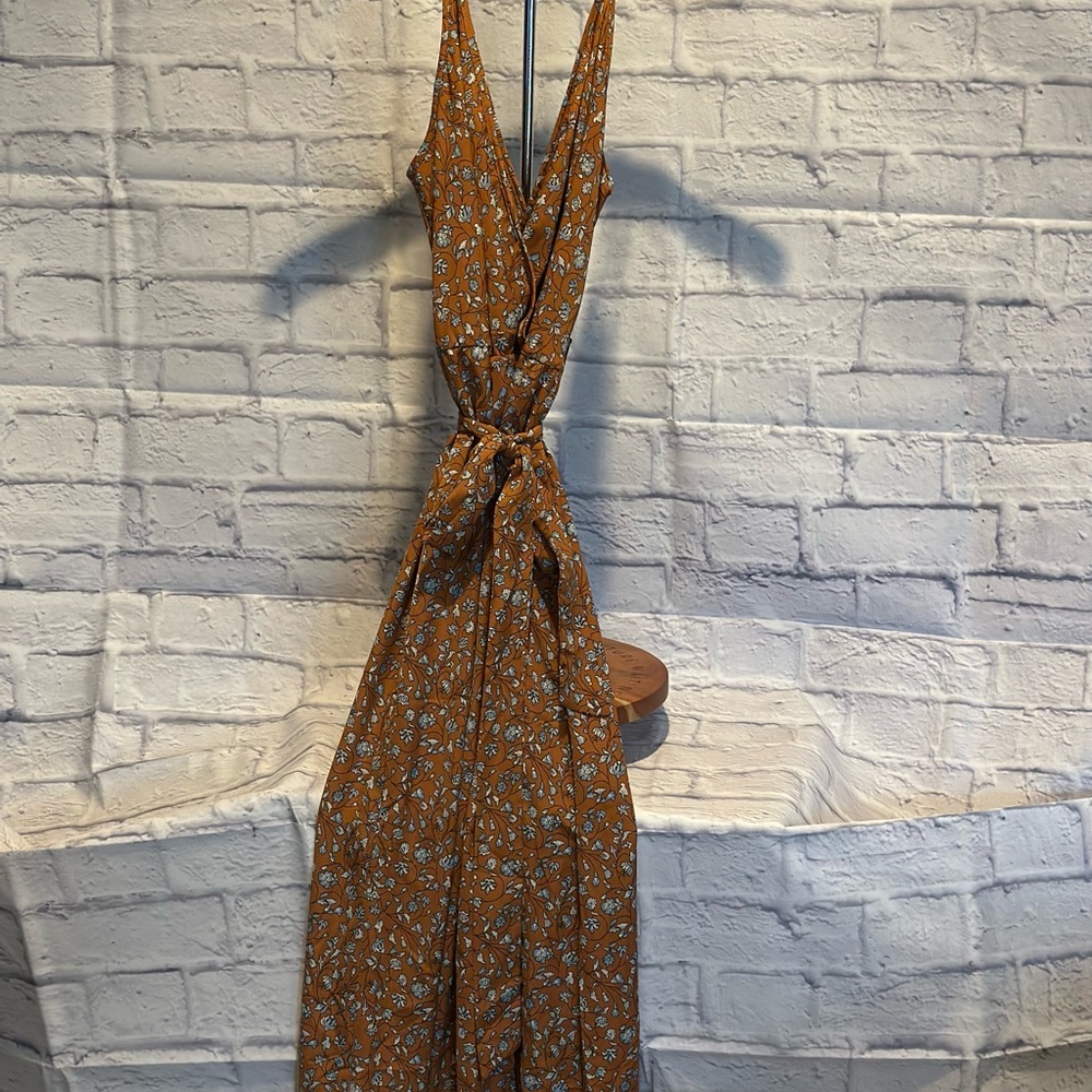 Floral Wrap Maxi Dress